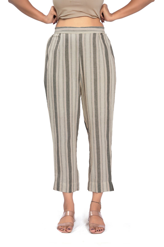 Off-White Elasticated Cotton Pants